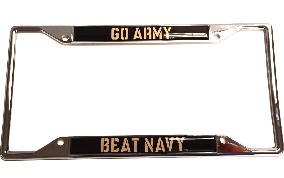 GOA RMY BEAT NAVY LICENSE PLATE FRAME | Academy Store